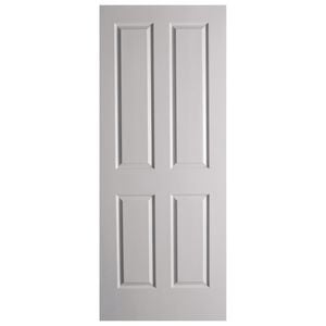 Hume Doors 1980 x 910 x 35mm Ascot 4 Panel Smooth Interior Door
