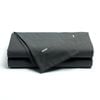 Bianca 300TC Heston Cotton Percale Sheet Set Charcoal Double