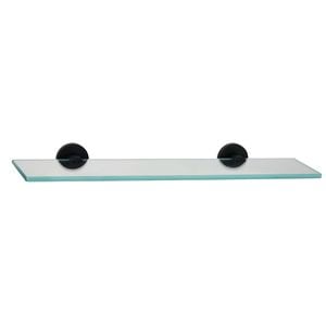 Mondella 500mm Black Resonance Glass Shelf