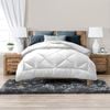 Luxor Queen White Aus Made All Season Soft Bamboo Blend Quilt