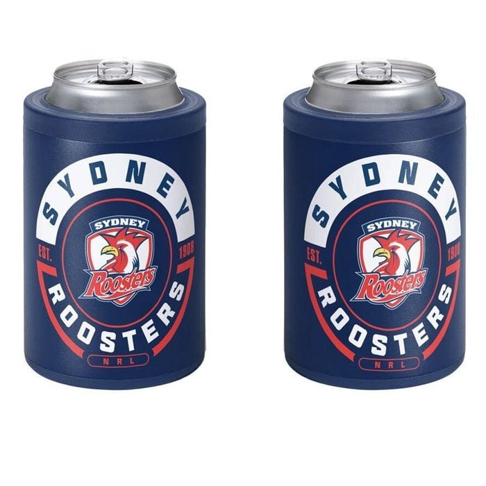 Nrl Insulated Can Cooler - Sydney Roosters - Stubby Cooler - Twist Top Lid