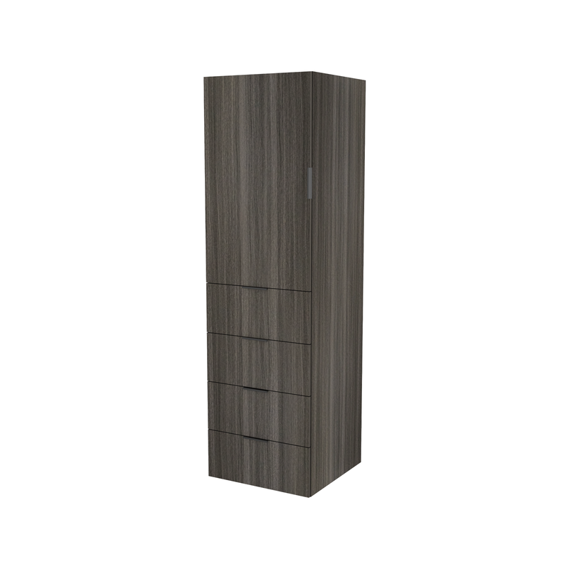 Lugna 2048 x 600 x 580mm Storm 3 Shelf 4 Drawers Left Hinged Door Storage Cabinet