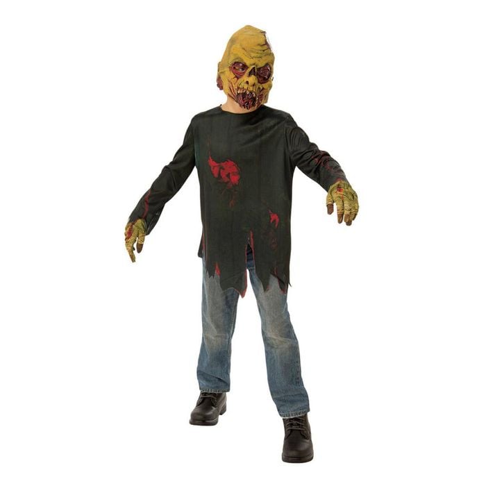 Rubies Zombie Avenger Dress Up Party/Halloween Costume Kids/Boys/Children Size L