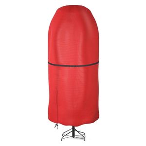 Catzon 9FT Christmas Tree Storage Bag Oxford Cloth Artificial Tree Cover With Zipper Drawstring-Red