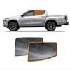 Rear Window Sun Shade for Mitsubishi Triton MQ MR Double Cab 2015-2024 Sun Blind Mesh