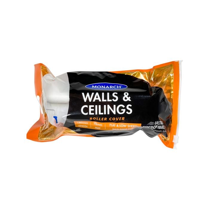 Monarch 180mm Walls and Ceilings Ultra Microfibre Roller Cover - 180mm