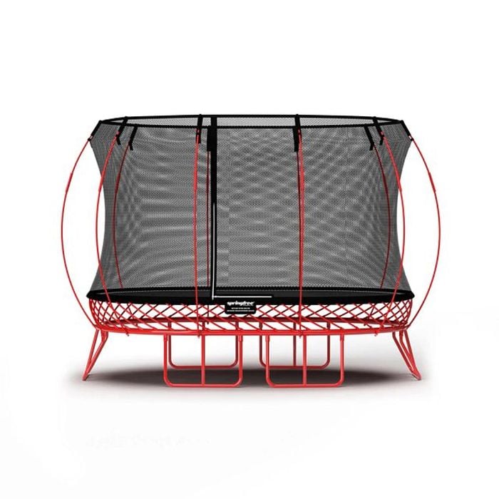 Springfree Medium Oval Trampoline - Red 2.4m X 3.4m