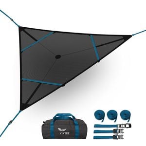 Vivere Elevate Aerial Mat - Blue & Black