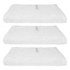 3x Bas Phillips Hayman Zero Twist Hand Towel 600gsm Cotton 60x40cm White