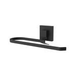 Fusion-Loc Matte Black Paper Towel Holder