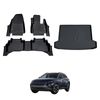 AUSGO Floor Mats & Boot Liner Set for Hyundai Tucson Hybrid 2021-Onwards Car Floor Liners Cargo Mat