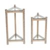 P&P Black Glass Corner Display Shelf Set Modern Space Saving Storage Stand