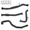 Ignite Exhausts Turbo Back For Nissan Gu Patrol 3l Wagon 3" No Cat With Hotdog 409 Stainless Steel