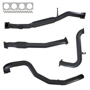 Ignite Exhausts Turbo Back For Nissan Gu Patrol 3l Wagon 3" No Cat With Hotdog 409 Stainless Steel
