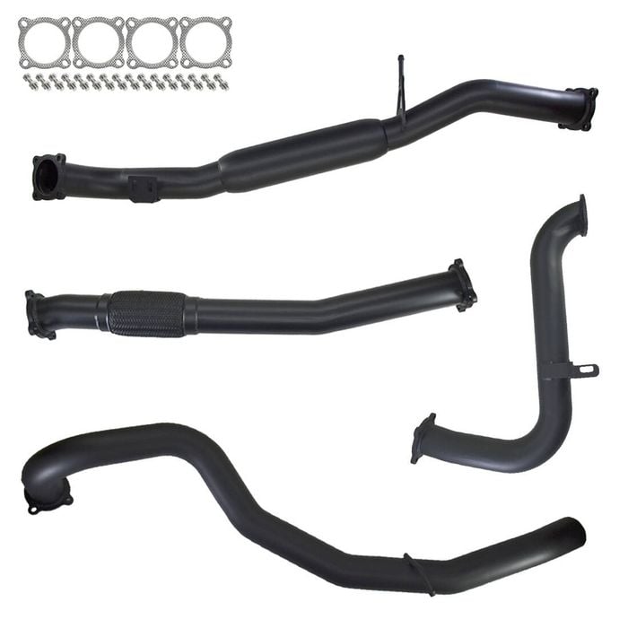 Ignite Exhausts Turbo Back For Nissan Gu Patrol 3l Wagon 3" No Cat With Hotdog 409 Stainless Steel