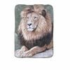 Soft 3d Animal Print Faux Mink Blanket Single / King Single Sitting Lion