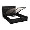Artiss Bed Frame Gas Lift Double Black