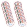 12PK Porto Porcelain Night Before Dinner Plate 20cm Ice Skating