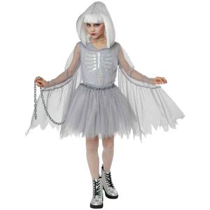 Glimmering Ghost Haunted Horror Scary Spooky Halloween Child Girls Costume M
