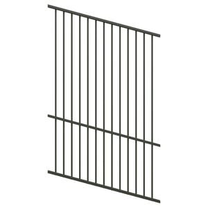 ProtectorAl 350 - 1200 x 1800mm Woodland Grey Raked Up to 15º Flat Top Pool Fence Panel