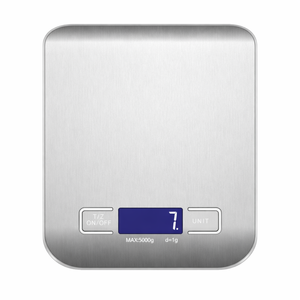 Salesbay Kitchen Scale Cooking Lcd Digital 5kg/1g Stainless Steel Food Weight