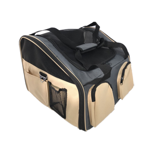 Yes4pets Pet Carrier Dog Cat Car Booster Seat Portable Soft Cage Travel-grey