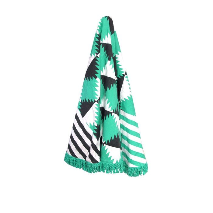 J.Elliot Arctic Round Cotton Turkish Towel Mint