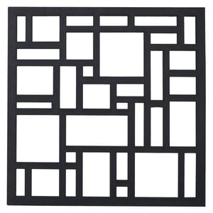 Matrix 58 x 58cm Charcoal Wall Art Tiles