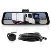 Elinz K Series 9.6" Full Screen Display Replacement Mirror Ahd Monitor 1080p Reversing Camera 10m Cable