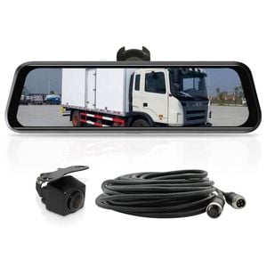 Elinz K Series 9.6" Full Screen Display Replacement Mirror Ahd Monitor 1080p Reversing Camera 10m Cable