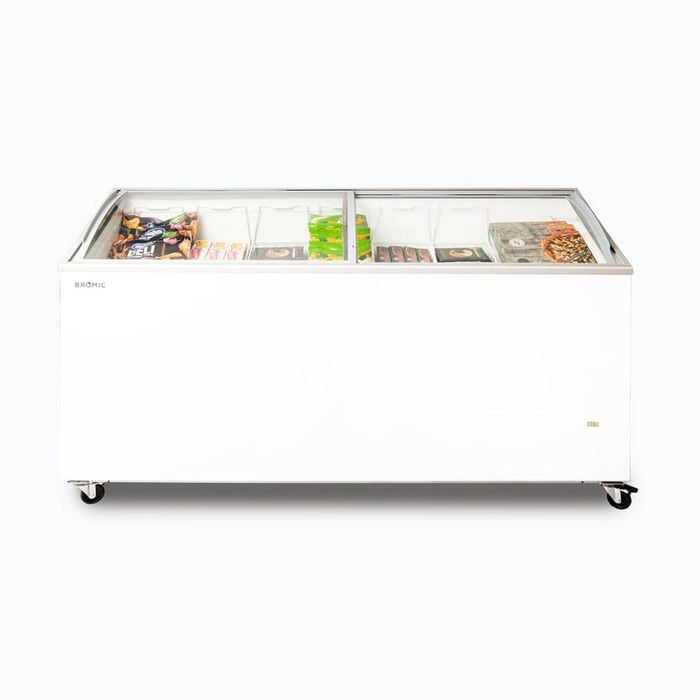 Bromic Display Chest Freezer - 555L -  Curved Glass Top