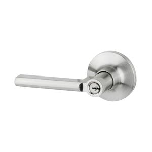 Sylvan Satin Nickel Plate Austin Entrance Lever Set