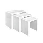 Artiss Set of 3 Nest of Coffee Tables