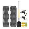 Bunker Indust Recovery Tracks Board Grey + Square Shovel + Side Mounting Kit