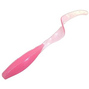 ZMan StreakZ Curly TailZ 5" Soft Plastic Fishing Lure Pink Glow