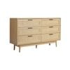 Artiss 6 Chest of Drawers Rattan Tallboy Cabinet Storage
