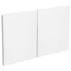 Kaboodle 900mm Vanilla Essence Modern Medium Rangehood Doors - 2 Pack