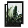 Cooper & Co. Set Of 2 21x29.7cm Black Premium Paradise Wooden Photo Frame