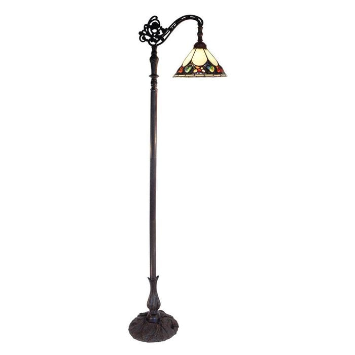 G&g Janay Beige Edwardian Floor Lamp
