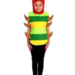 Green Hungry Caterpillar Kids Book Week Costume - Large