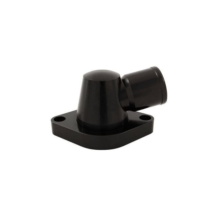 Cal Custom Ford FE Billet Aluminium 90° Black Neck Swivel Thermostat Housing
