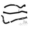 Ignite Exhausts Turbo Back For Nissan Gu Patrol 3l Wagon 3" No Cat With Pipe Only Black Aluminised Steel