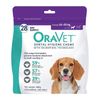 Oravet Dental Hygiene Chews for Medium Dogs 11-23kg Purple 14 Pack
