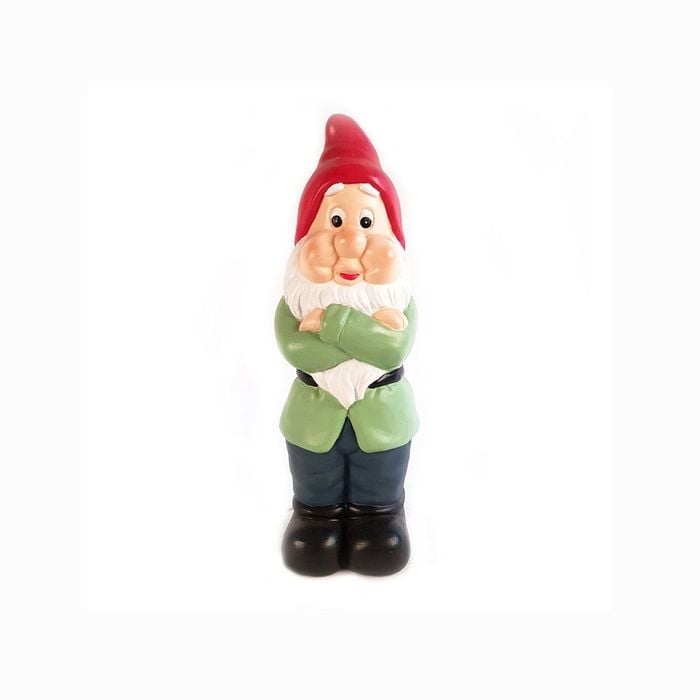 Tuscan Path 30cm Green And Blue Terracotta Gaden Gnome Statue