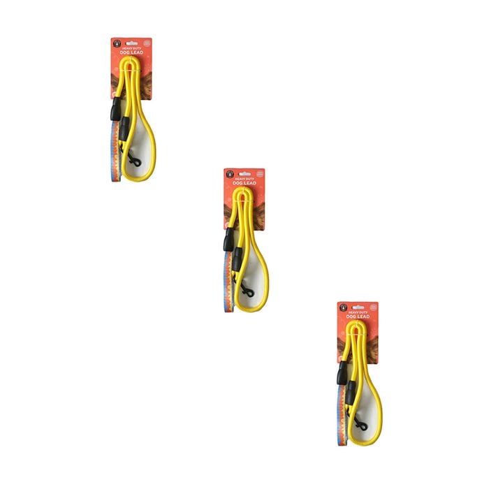 3PK Dudley's World Of Pets Durable Pet Dog Lead Assorted