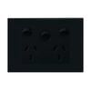 HPM VIVO Double Powerpoint With Extra Switch - Grey
