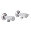 Mondella Resonance Chrome 1/4 Turn Pin Lever Washing Machine Set