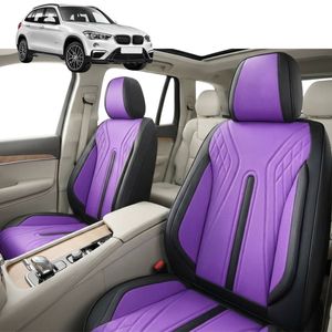 Australian Goose Front Seat Covers for BMW X1 2016 - 2022 (F48) - PU Leather, Purple (2pc)