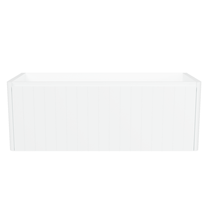 New England Joinery 1200mm Noble Double Bowl Wall Hung Vanity - Cabinet Only