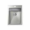 Clark 25L Square Laundry Sink With 1 Tap Hole